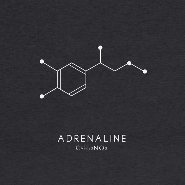 Adrenaline Molecular Structure by typelab